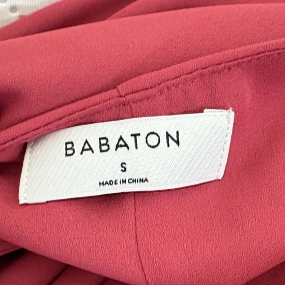 Aritzia Babaton Asymmetrical Dress in Bold Pink - Picture 5 of 5